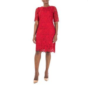 TENKI Red Lace Dress UK/8, US/4 NWT